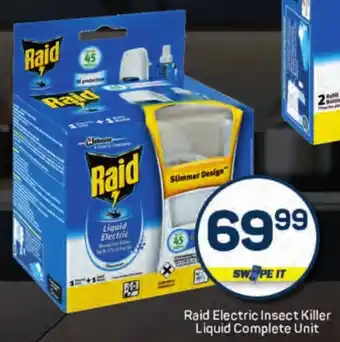 Pick n Pay Raid Electric Insect Killer Liquid Complete Unit offer