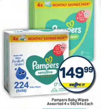 Pick n Pay Pampers Baby Wipes Assorted offer