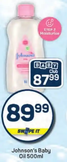 Pick n Pay Johnson's Baby Oil offer