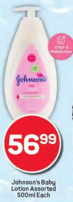 Pick n Pay Johnson's Baby Lotion Assorted offer
