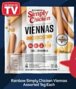 Pick n Pay Rainbow Simply Chicken Viennas Assorted offer