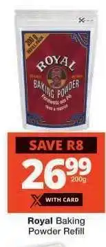 Checkers ROYAL BAKING POWDER REFILL offer