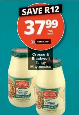 Checkers CROSSE & BLACKWELL TANGY MAYONNAISE offer