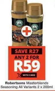 Checkers Robertsons Masterblends Seasoning offer