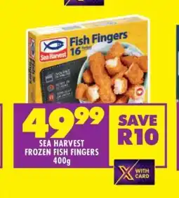 Shoprite SEA HARVEST FROZEN FISH FINGERS 400g offer