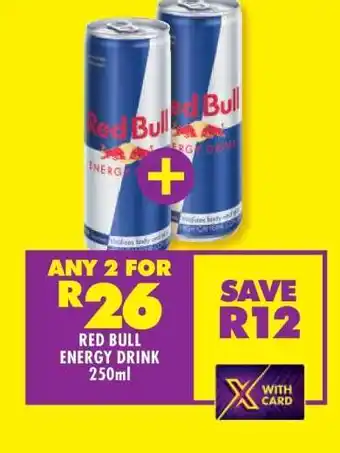 Shoprite Red Bull Energy Drink 250ml offer
