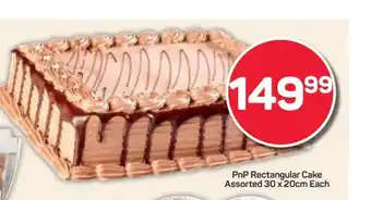 Pick n Pay Hypermarket PnP Rectangular Cake offer