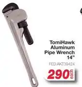 AutoZone TomiHawk Aluminum Pipe Wrench 14 FED.AKT39424 offer