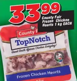 OK Grocer County Fair Frozen Chicken Hearts offer