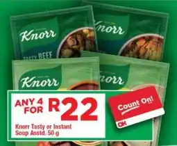 OK Grocer Knorr Tasty or Instant Soup Asstd. offer