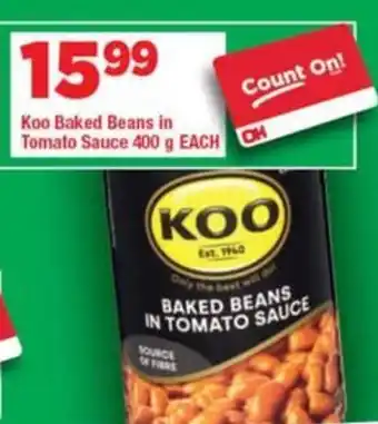 OK Grocer Koo Baked Beans in Tomato Sauce offer
