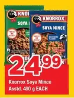 OK Grocer Knorrox Soya Mince Asstd. offer
