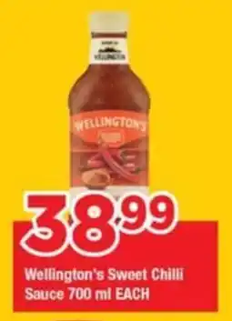 OK Grocer Wellington's Sweet Chilli Sauce offer