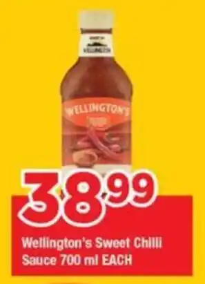 OK Grocer Wellington's Sweet Chilli Sauce offer