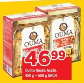 OK Grocer Ouma Rusks Asstd. offer