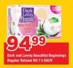 OK Grocer Dark and Lovely Beautiful Beginnings Regular Relaxer Kit offer
