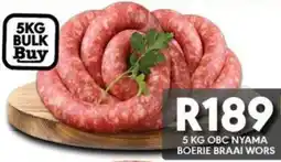 OBC Meat & Chicken Nyama boerie braai wors offer