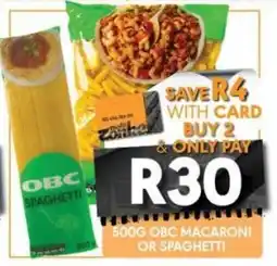 OBC Meat & Chicken Obc macaroni or spaghetti offer