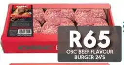 OBC Meat & Chicken Obc beef flavour burger offer