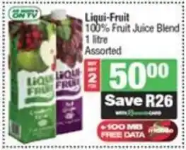 Spar Liqui-Fruit 100% Fruit Juice Blend Assorted offer