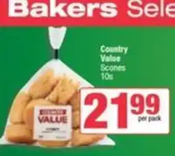 Spar Country Value Scones offer