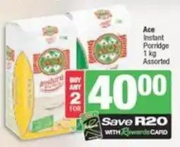 Spar Ace Instant Porridge Assorted offer
