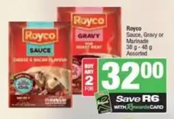 Spar Royco Sauce, Gravy or Marinade Assorted offer
