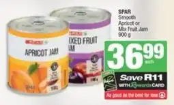 Spar SPAR Smooth Apricot or Mix Fruit Jam offer