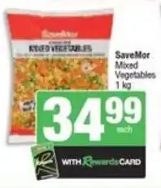 Spar SaveMor Mixed Vegetables offer