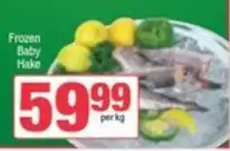 Spar Frozen Baby Hake offer