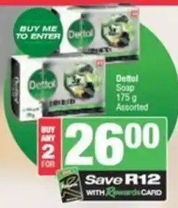 Spar Dettol Soap Assorted offer