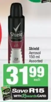 Spar Shield Aerosol Assorted offer
