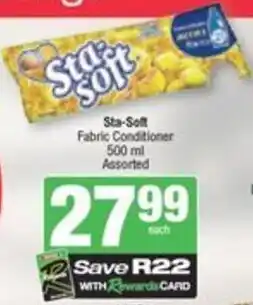 Spar Sta-Soft Fabric Conditioner Assorted offer