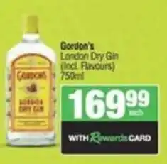 Spar Gordon's London Dry Gin offer