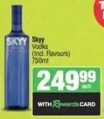 Spar Skyy Vodka offer