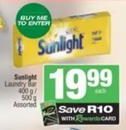 Spar Sunlight Laundry Bar Assorted offer