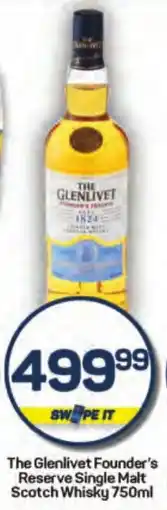 Pick n Pay Liquor The Glenlivet Founder's Reserve Single Malt Scotch Whisky offer