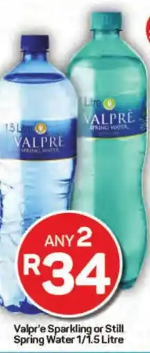 Pick n Pay Liquor Valpr'e Sparkling or Still Spring Water offer