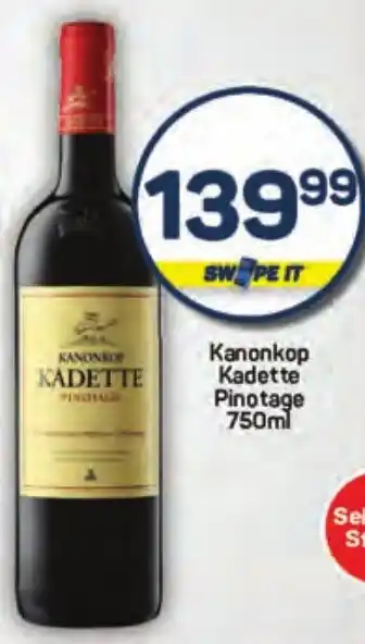 Pick n Pay Liquor Kanonkop Kadette Pinotage offer