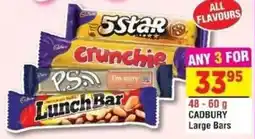 DB Cash And Carry CADBURY Large Bars offer