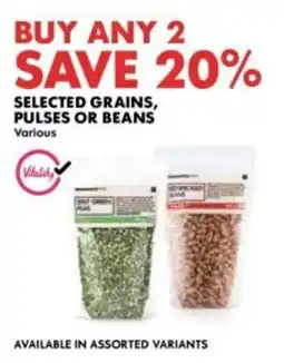 Woolworths Selected grains, pulses or beans offer