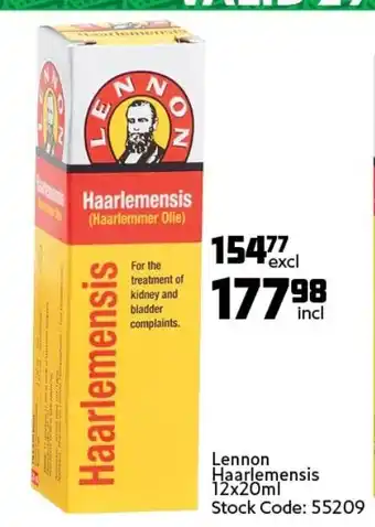 Africa Cash and Carry Lennon Haarlemensis 12x20ml offer