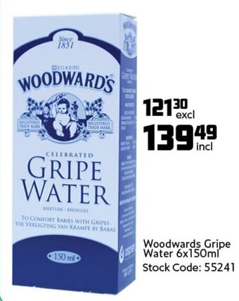 Africa Cash and Carry Woodwards Gripe Water 6x150ml offer