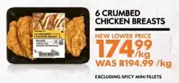 Woolworths Crumbed chicken breasts offer