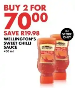 Woolworths Wellington's sweet chilli sauce offer