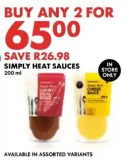 Woolworths Simply heat sauces offer