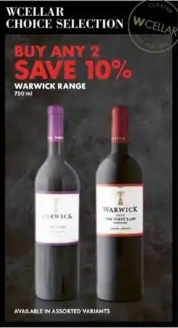 Woolworths Warwick range offer