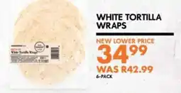 Woolworths White tortilla wraps offer