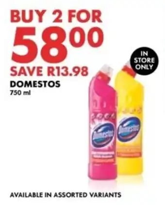 Woolworths Domestos offer