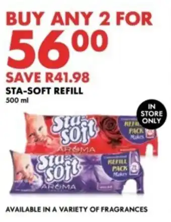 Woolworths Sta-soft refill offer